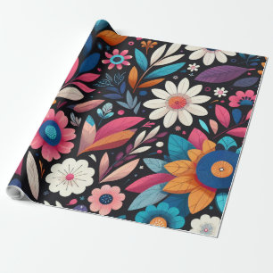 Mitternachtgarten Geschenkpapier
