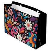 Mitternachtgarten Große Geschenktüte (Rückseite Schrägansicht)