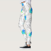 Mitternachtgarten Hawaiian Tropical Floral Leggings (Links)