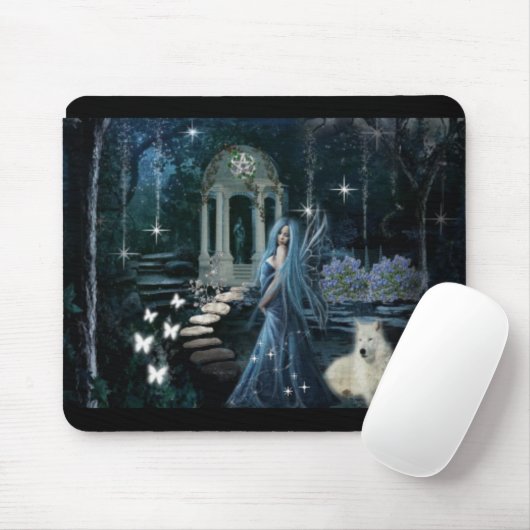Mitternachtgarten Mousepad (Mit Mouse)