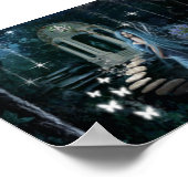 Mitternachtgarten Poster (Ecke)