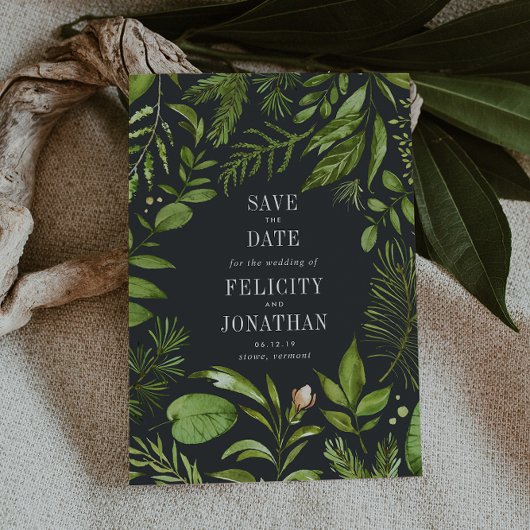 Mitternachtgarten Save the Date Card