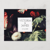 Mitternachtgarten | Save the Date Postkarte (Vorderseite)