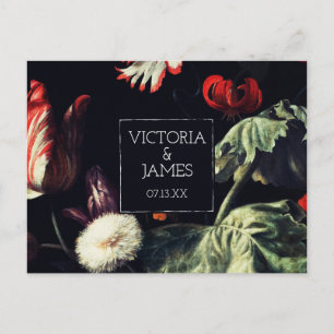 Mitternachtgarten   Save the Date Postkarte