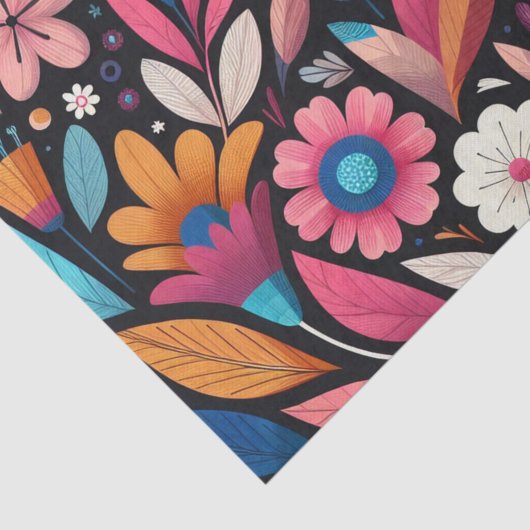 Mitternachtgarten Seidenpapier (Ausschnitt)