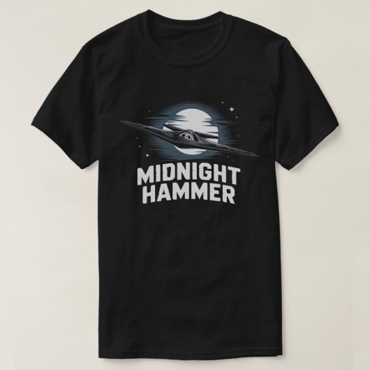 Mitternachthammer B-2 Stealth Bomber Shirt | GBU-5 (Design vorne)