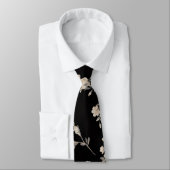Mitternächtliche Blumen-Eleganz Krawatte (Gebunden)