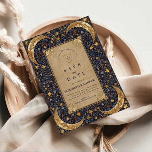 Mitternächtliche Himmlische Barock-Hochzeit Save The Date