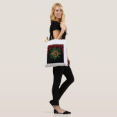 Mitternachtlicher Holly-Pracht Tasche (Am Model)