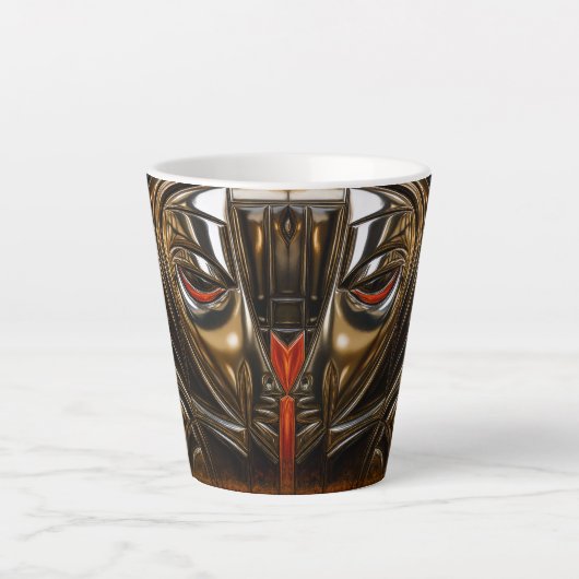 Mitternachts-Bronze-Muse-Metallic Milchtasse (Vorderseite)