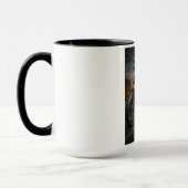 Mitternachts-Cruiser-Mosaik-Kunsttasse Tasse (Links)