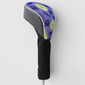 Mitternachts-Daisy-Garten Golf Headcover (angewinkelt)