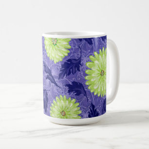 Mitternachts-Daisy-Garten Kaffeetasse