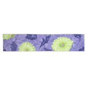 Mitternachts-Daisy-Garten Kurzer Tischläufer (Horizontal)