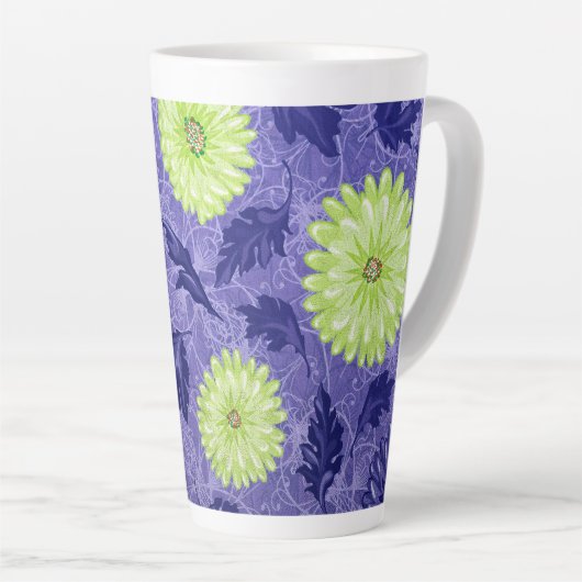 Mitternachts-Daisy-Garten Milchtasse (Rechte Ecke)