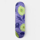 Mitternachts-Daisy-Garten Skateboard (Vorderseite)