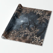 Mitternachts-Diamant-Glamour Geschenkpapier (Ungerollt)