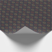 Mitternachts-Duo-Geometrie Geschenkpapier (Ecke)
