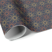 Mitternachts-Duo-Geometrie Geschenkpapier (Rolleneckpunkt)