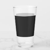 Mitternachts-Eleganz-Brautjunggesellinnenabschied Glas (Rückseite)