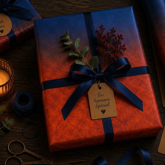 Mitternachts-Emberfall Geschenkpapier Set