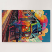 Mitternachts-Express der Farben – Eine lebendige R Puzzle (Horizontal)