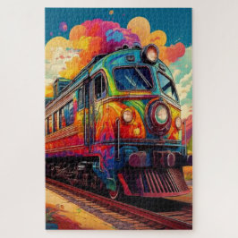 Mitternachts-Express der Farben – Eine lebendige R Puzzle