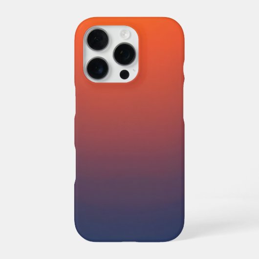 Mitternachts-Gluten-Gradient iPhone Hülle (Rückseite)