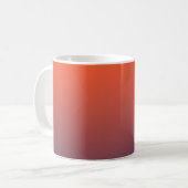 Mitternachts-Glutgradient Kaffeetasse (Vorderseite Links)