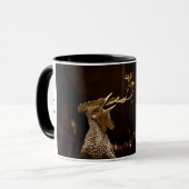 Mitternachts Hahn Kaffeetasse (Vorderseite Links)