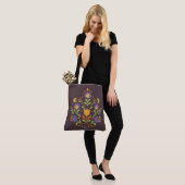 Mitternachts-Himmel-Folk-Garten Tasche (Am Model)