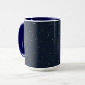 Mitternachts-Himmelsbecher Tasse (Vorderseite Links)
