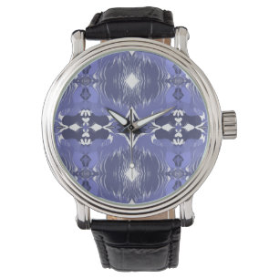 Mitternachts-Indigo-Kaleidoskop  Armbanduhr