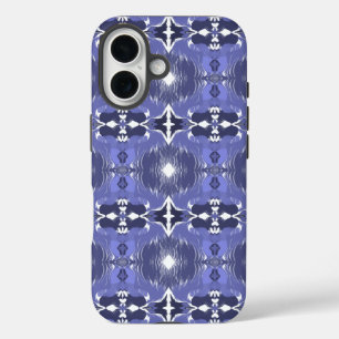 Mitternachts-Indigo-Kaleidoskop  iPhone 16 Hülle