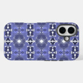 Mitternachts-Indigo-Kaleidoskop Case-Mate iPhone Hülle (Rückseite (Horizontal))