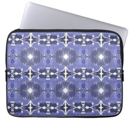Mitternachts-Indigo-Kaleidoskop  Laptopschutzhülle