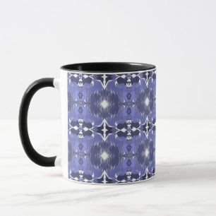 Mitternachts-Indigo-Kaleidoskop  Tasse