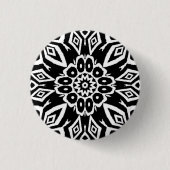 Mitternachts-Mandala Button (Vorderseite)