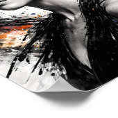 Mitternachts-Muse von Tinte und Trotz Poster (Ecke)