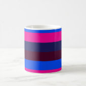 Mitternachts Neonstreifen Kaffeetasse (Mittel)