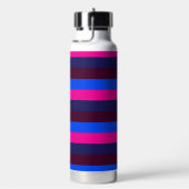 Mitternachts Neonstreifen Trinkflasche (rechts)
