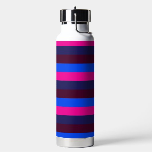 Mitternachts Neonstreifen Trinkflasche (Links)