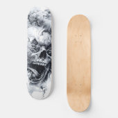 Mitternachts-Phantom-Schädel Skateboard (Vorderseite)