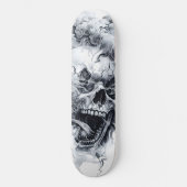 Mitternachts-Phantom-Schädel Skateboard (Vorderseite)