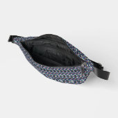 Mitternachts-Prism-Weave abstraktes geometrisches  Bauchtasche (Offen)