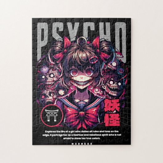 Mitternachts-Psycho: Geist des Verbotenen Es webt Puzzle (Vertikal)