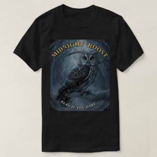 Mitternachts-Schlafplatz - Isolde die Eule - Grau T-Shirt