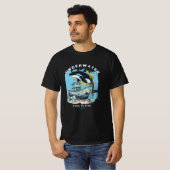 Mitternachts-Sommer-Orca T-Shirt (Vorne ganz)