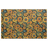 Mitternachts-Sonnenblumen-Musterstoff | Goldene Bl Stoff (Fat Quarter (45,7 x 55,9 cm))