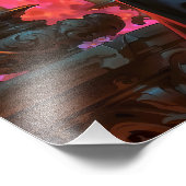Mitternachts-Toast mit Baron Samedi Fotodruck (Ecke)